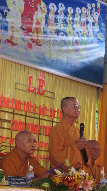 Củ Chi: Đại lễ Bổ nhiệm Trụ trì và Đặt đá trùng tu chùa Pháp Thiện