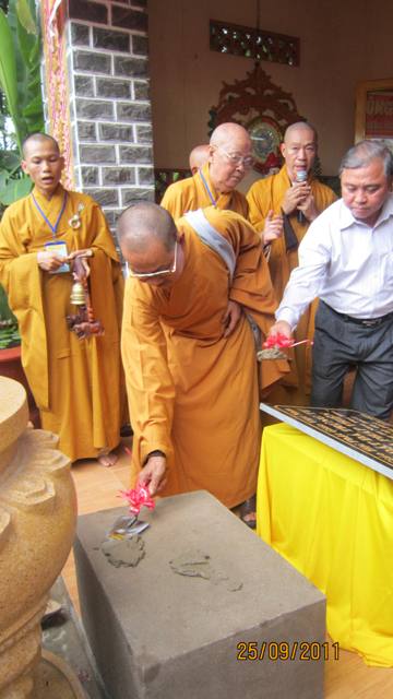 Củ Chi: Đại lễ Bổ nhiệm Trụ trì và Đặt đá trùng tu chùa Pháp Thiện