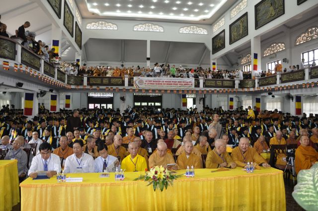 TP. HCM: Lễ tốt nghiệp cử nhân Phật học khóa VII và khai giảng khóa IX, Học viện PGVN tại TP. HCM