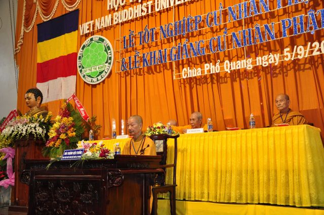 TP. HCM: Lễ tốt nghiệp cử nhân Phật học khóa VII và khai giảng khóa IX, Học viện PGVN tại TP. HCM