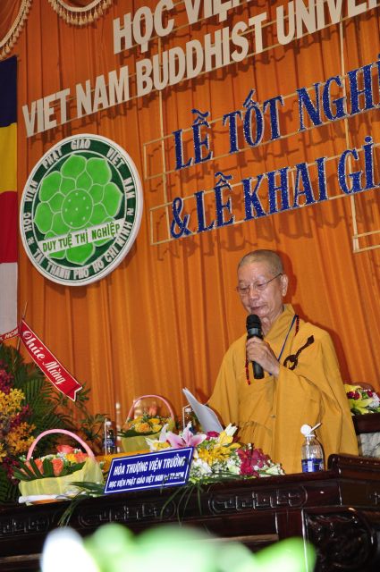 TP. HCM: Lễ tốt nghiệp cử nhân Phật học khóa VII và khai giảng khóa IX, Học viện PGVN tại TP. HCM