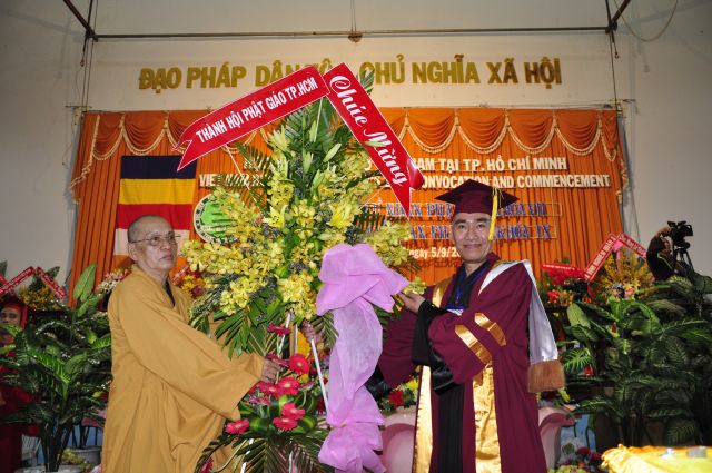 TP. HCM: Lễ tốt nghiệp cử nhân Phật học khóa VII và khai giảng khóa IX, Học viện PGVN tại TP. HCM