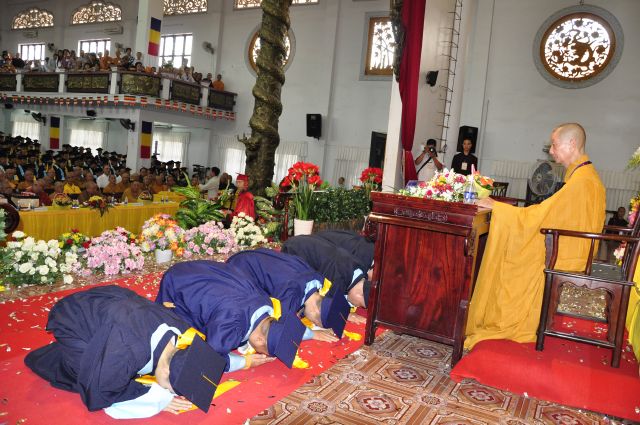 TP. HCM: Lễ tốt nghiệp cử nhân Phật học khóa VII và khai giảng khóa IX, Học viện PGVN tại TP. HCM