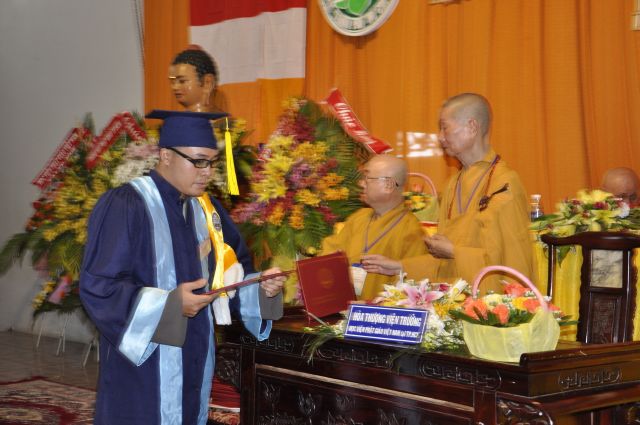 TP. HCM: Lễ tốt nghiệp cử nhân Phật học khóa VII và khai giảng khóa IX, Học viện PGVN tại TP. HCM
