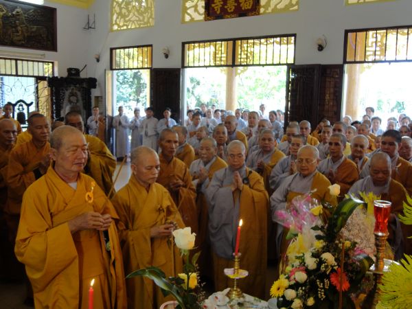 Hóc Môn: Đại lễ húy kỵ, nhập tháp tại chùa Phước Thiện