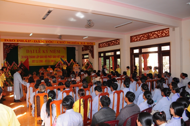 Tỉnh Hội Phật Giáo Đắk Nông Tổ Chức Lễ Kỷ Niệm 30 Năm Ngày Thành Lập GHPGVN