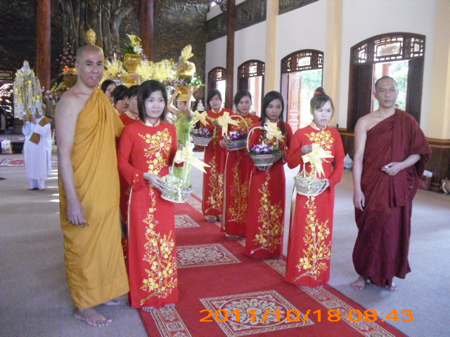 Chùm ảnh: Lễ dâng y Kathina tại Xá Lợi Phật Đài - Q9