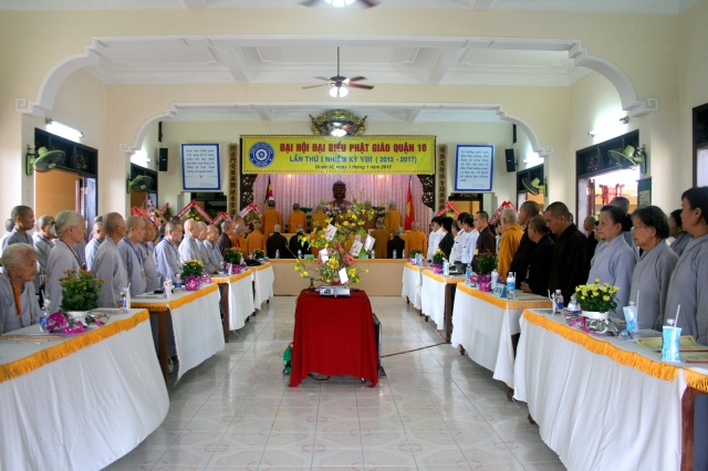 TP. HCM: Tổ chức Đại hội Đại biểu Phật giáo Quận 10 nhiệm kỳ VIII (2012 - 2017)
