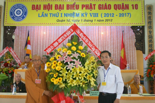 TP. HCM: Tổ chức Đại hội Đại biểu Phật giáo Quận 10 nhiệm kỳ VIII (2012 - 2017)