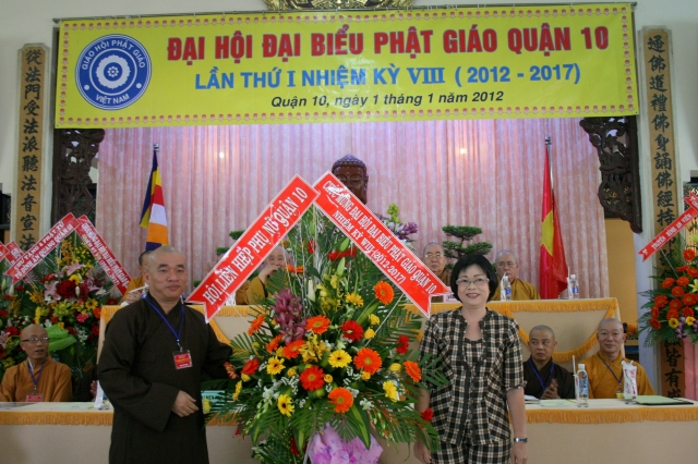TP. HCM: Tổ chức Đại hội Đại biểu Phật giáo Quận 10 nhiệm kỳ VIII (2012 - 2017)