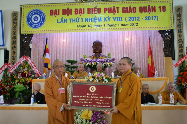 TP. HCM: Tổ chức Đại hội Đại biểu Phật giáo Quận 10 nhiệm kỳ VIII (2012 - 2017)