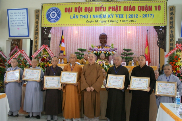 TP. HCM: Tổ chức Đại hội Đại biểu Phật giáo Quận 10 nhiệm kỳ VIII (2012 - 2017)