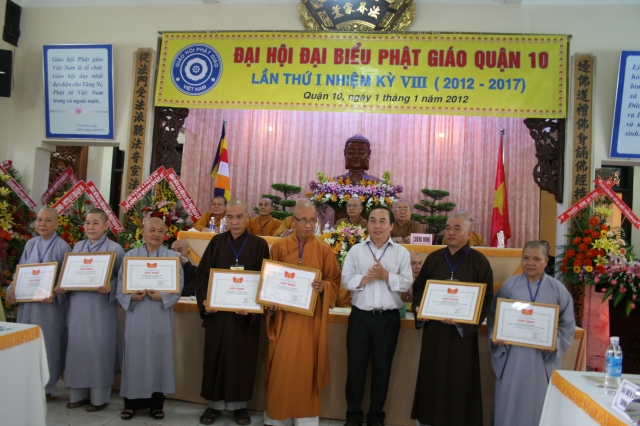 TP. HCM: Tổ chức Đại hội Đại biểu Phật giáo Quận 10 nhiệm kỳ VIII (2012 - 2017)
