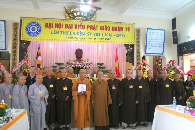 TP. HCM: Tổ chức Đại hội Đại biểu Phật giáo Quận 10 nhiệm kỳ VIII (2012 - 2017)
