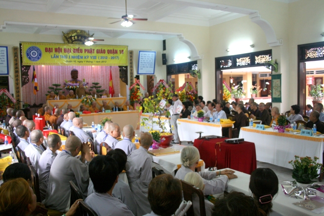 TP. HCM: Tổ chức Đại hội Đại biểu Phật giáo Quận 10 nhiệm kỳ VIII (2012 - 2017)