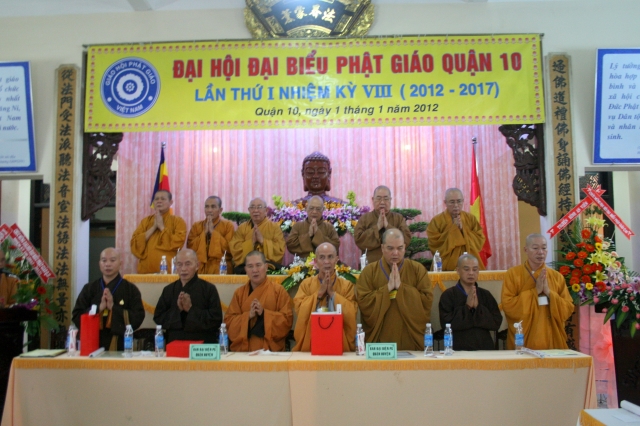 TP. HCM: Tổ chức Đại hội Đại biểu Phật giáo Quận 10 nhiệm kỳ VIII (2012 - 2017)