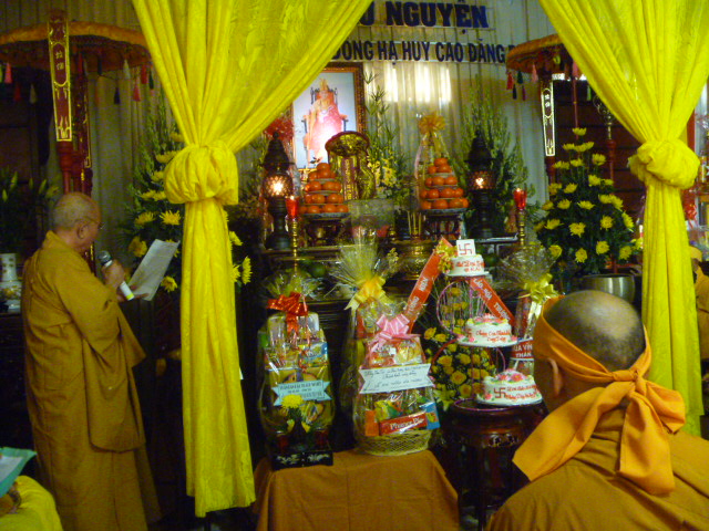Lễ Đại tường Hòa Thượng Đồng Huy