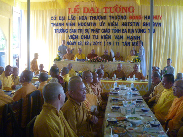 Lễ Đại tường Hòa Thượng Đồng Huy