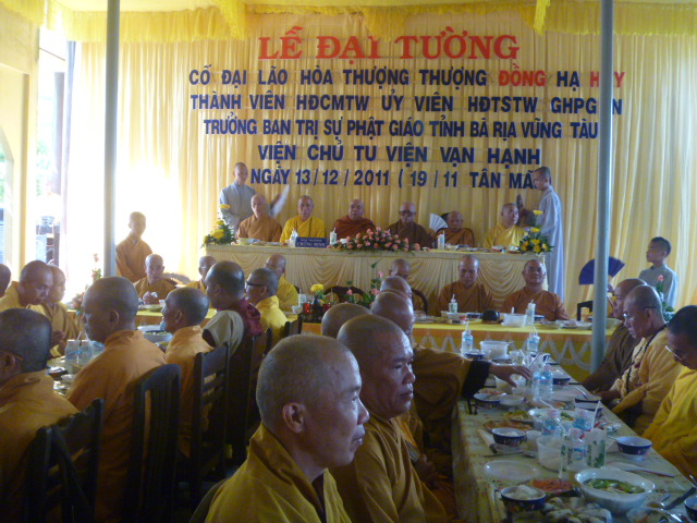 Lễ Đại tường Hòa Thượng Đồng Huy