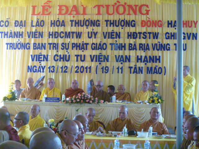 Lễ Đại tường Hòa Thượng Đồng Huy