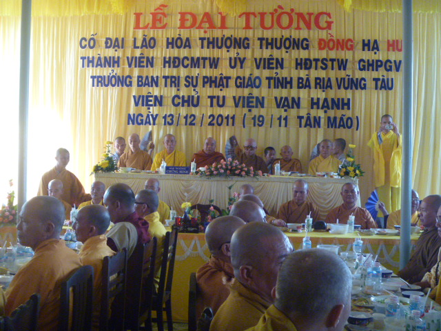 Lễ Đại tường Hòa Thượng Đồng Huy