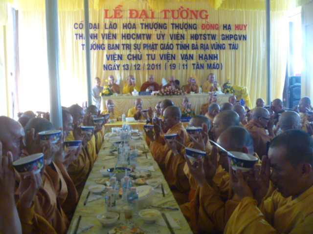 Lễ Đại tường Hòa Thượng Đồng Huy