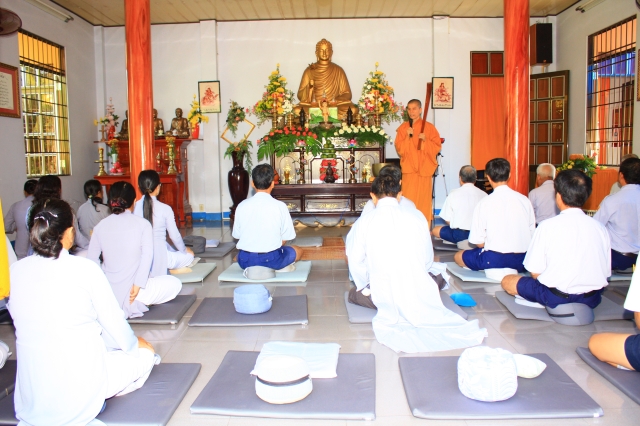 Thiền tự Trúc Lâm Viên Giác TP. Nha Trang tổ chức khóa tu “Một ngày thiền tập”