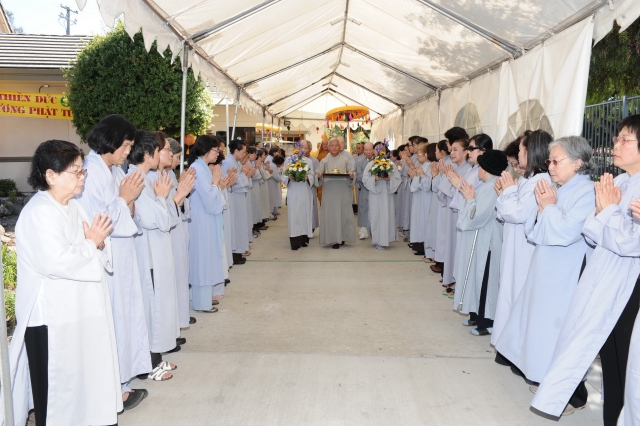 Chùa Thiên Trúc (Hoa Kỳ) tổ chức Đại lễ Chẩn tế tại nghĩa trang San Jose