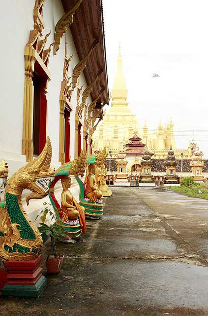 Sắc vàng tuyệt đẹp ở Pha That Luang