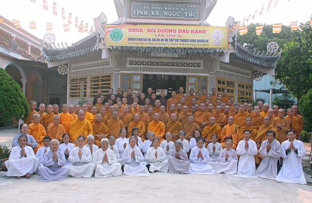 Gia Lai: Tịnh Xá Ngọc Túc Khóa Bồi Dưỡng Đạo Hạnh Dành Cho Sa Di-Sa Di Ni- Tập Sự Giáo Đoàn III Hệ Phái Khất Sĩ