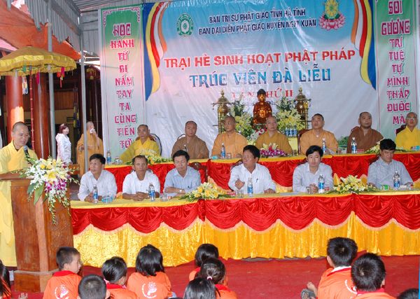 Hà Tỉnh: Chính thức khai mạc khóa tu mùa hè tại chùa Trúc Lâm Đà Liễu