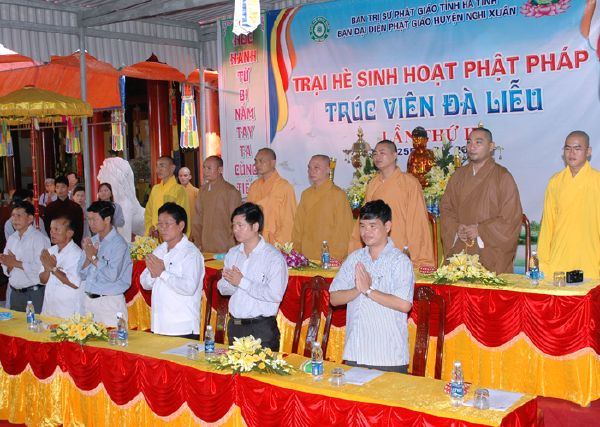 Hà Tỉnh: Chính thức khai mạc khóa tu mùa hè tại chùa Trúc Lâm Đà Liễu