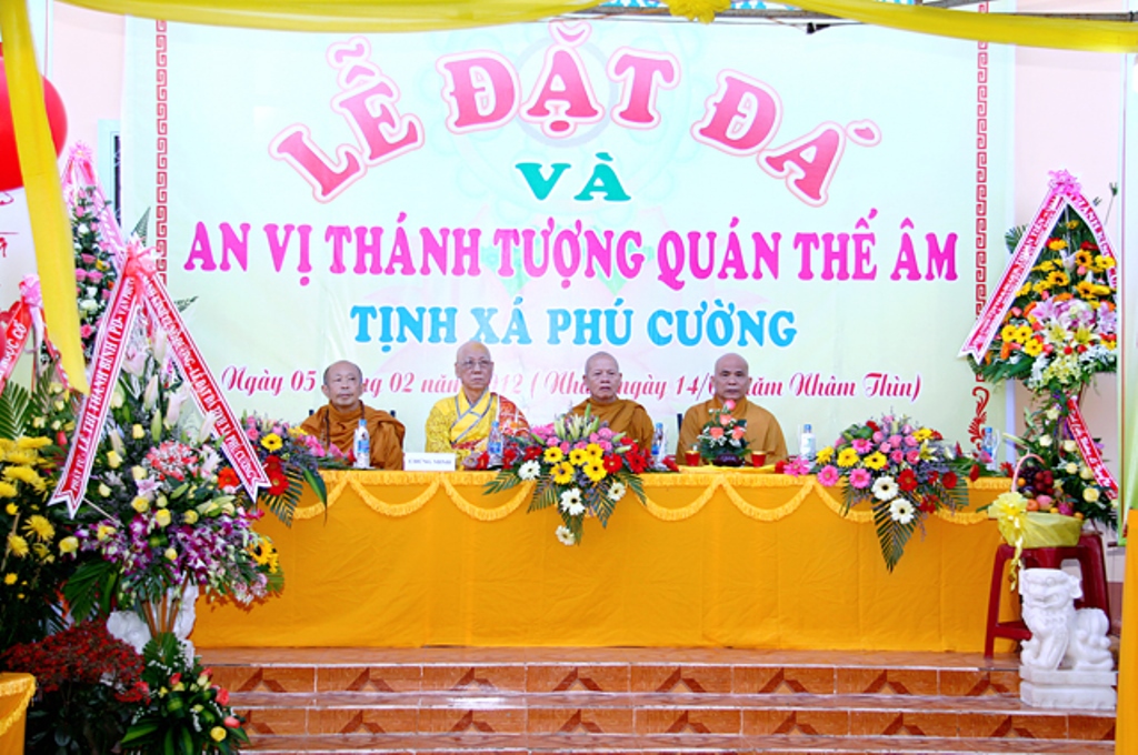 Lễ Đặt Đá và An Vị Tôn Tượng Bồ Tát Quán Thế Âm