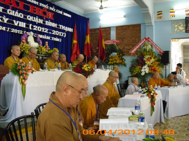 TP. HCM: Tổ chức Đại hội Đại biểu Phật giáo quận Bình Thạnh nhiệm kỳ VIII 2012 - 2017