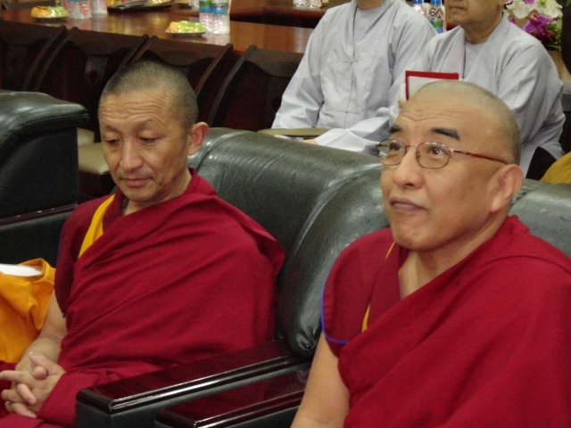 Tăng đoàn tu viện Namgyal - Dharamsala thăm Học viện PGVN tại TP. HCM