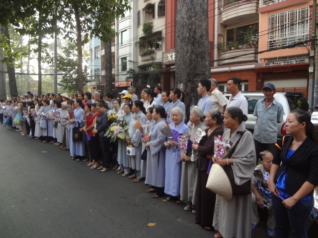 TP.HCM: Chùa Giác Ngộ di quan nhục thân cố Sa Di Ni Thích Nữ Chơn Huyền về nơi an nghĩ cuối cùng