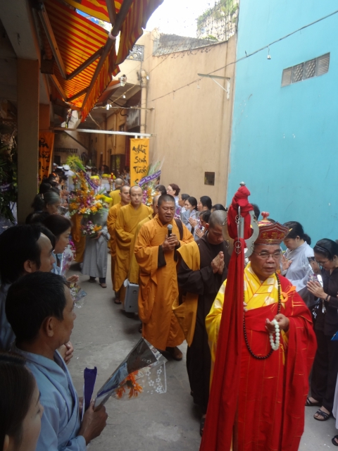 TP.HCM: Chùa Giác Ngộ di quan nhục thân cố Sa Di Ni Thích Nữ Chơn Huyền về nơi an nghĩ cuối cùng