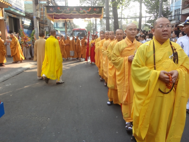 TP.HCM: Chùa Giác Ngộ di quan nhục thân cố Sa Di Ni Thích Nữ Chơn Huyền về nơi an nghĩ cuối cùng