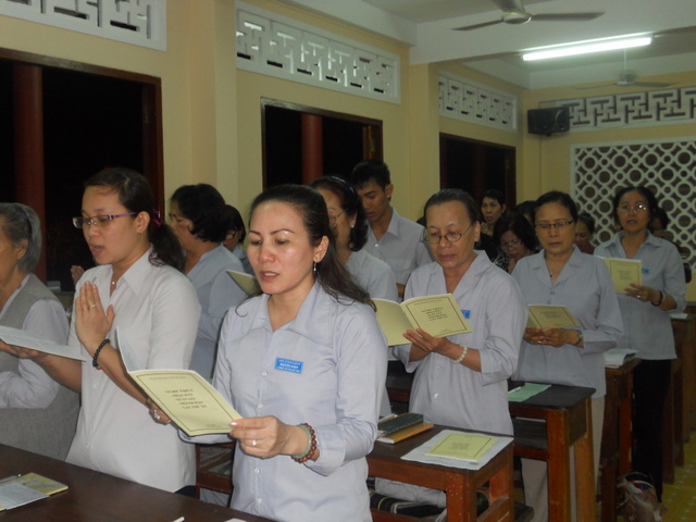 Khánh Hòa: Lớp học Phật pháp cư sĩ Áo Lam - Tp. Nha Trang khai giảng