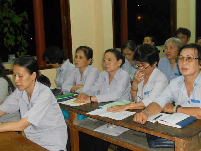 Khánh Hòa: Lớp học Phật pháp cư sĩ Áo Lam - Tp. Nha Trang khai giảng