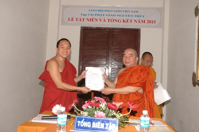 Buổi họp cuối năm Tân Mão 2011 của tạp chí Phật Giáo Nguyên Thủy