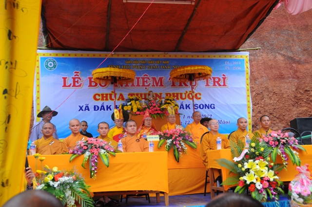 Đăk Nông: Lễ bổ nhiệm Trụ trì chùa Thiên Phước