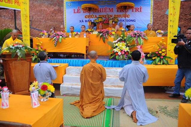 Đăk Nông: Lễ bổ nhiệm Trụ trì chùa Thiên Phước