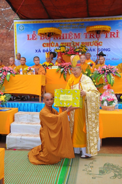 Đăk Nông: Lễ bổ nhiệm Trụ trì chùa Thiên Phước