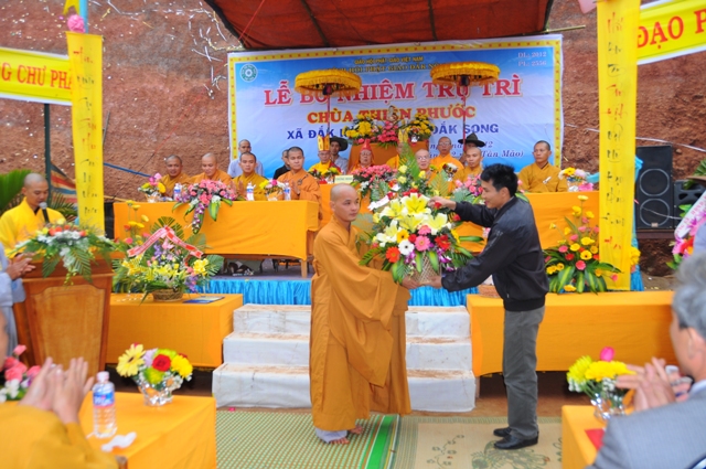 Đăk Nông: Lễ bổ nhiệm Trụ trì chùa Thiên Phước