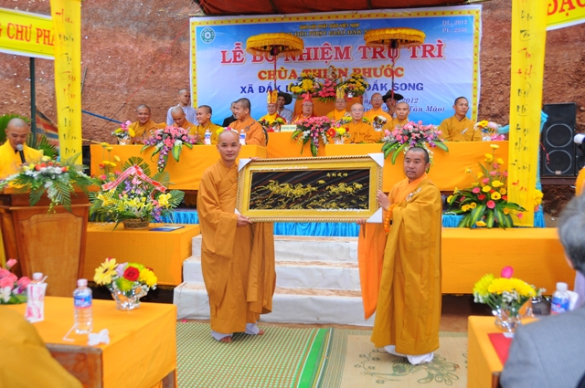 Đăk Nông: Lễ bổ nhiệm Trụ trì chùa Thiên Phước