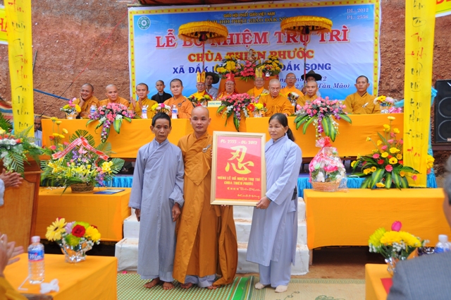 Đăk Nông: Lễ bổ nhiệm Trụ trì chùa Thiên Phước