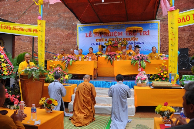 Đăk Nông: Lễ bổ nhiệm Trụ trì chùa Thiên Phước