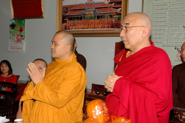 Chùm ảnh: BTS THPG TP. HCM tiếp đón Tăng đoàn tu viện Namgyal - Dharamsala