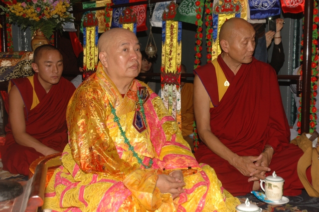 Tăng đoàn tu viện Namgyal - Dharamsala thăm Viên Thông tự